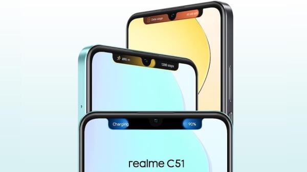 Realme C51 Renders Suggest Mini Capsule Feature; 50-Megapixel Dual Rear Cameras Tipped